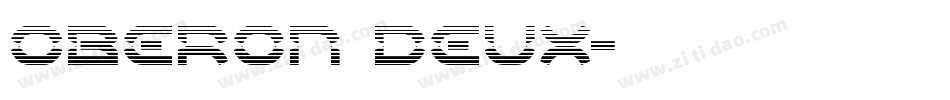 Oberon Deux字体转换